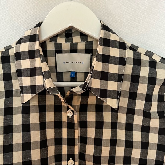 Solid and Striped gingham crop top - Picture 3 of 4